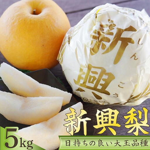 梨 新興梨 約5kg(9〜14玉入り) 国産 期間限定 デザート 甘い ジューシー ふるさと 納税 梨 なし ナシ 5kg 先行予約 ふるさと 納税 フルーツ くだもの