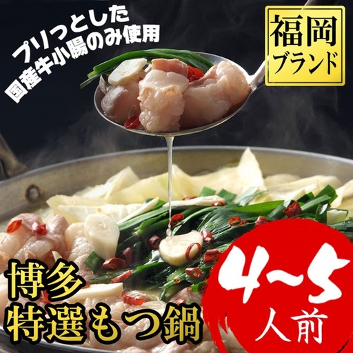 博多もつ鍋 4〜5人前 4H15