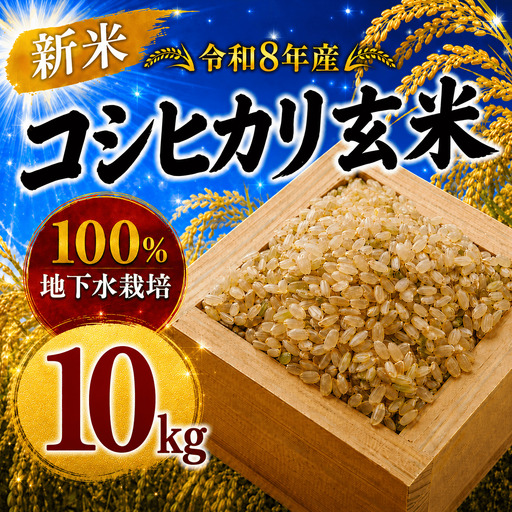 ＼まもなく発送開始／ 玄米 令和8年度産 コシヒカリ 10kg [A-mry003]