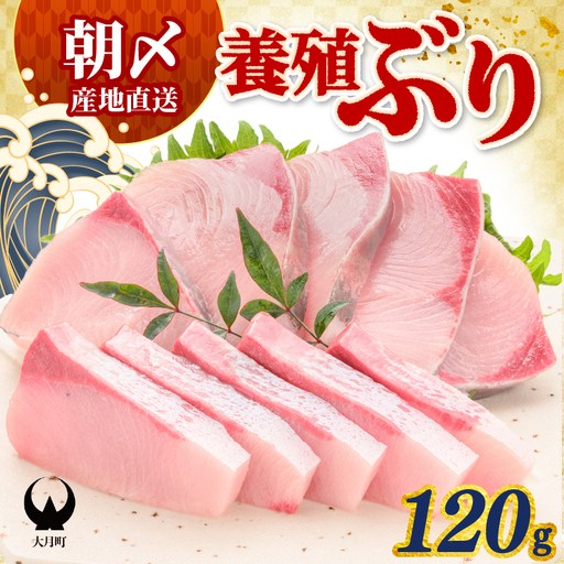 ぶり 120g 養殖 冷蔵ぶり