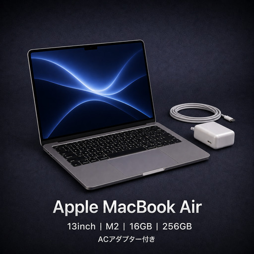 [厳選整備済|法人リースアップ品]MacBook Air 13インチ M2 / 16GB / 256G SSD|★美品・動作確認済[現品限り] 334-02ts