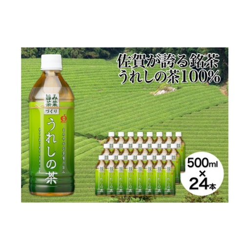 うれしの茶 500ml×24本入 / お茶 緑茶 嬉野茶 ペットボトル / 佐賀県 / さが風土館季楽[41AABE106]