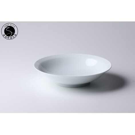 有田焼 白磁 多用皿[佳秀窯 西山正作 ]食器 器 うつわ ろくろ 伝統工芸