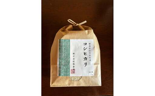 [先行予約]令和8年産[3回定期便] コシヒカリ 旧村松町産 3kg(3kg×1袋) | 新潟産コシヒカリ 新潟県産コシヒカリ 新潟県産こしひかり 米 お米 こしひかり 新潟県 五泉市 株式会社熊倉商店
