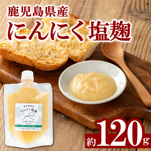 鹿児島県産 にんにく 塩麹 約120g 国産 発酵[悠希農園]P93002