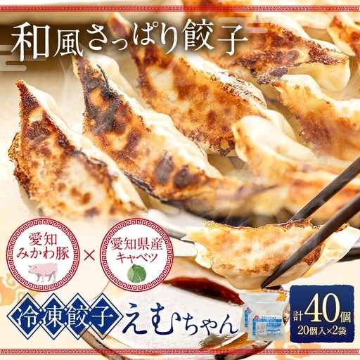 冷凍餃子 えむちゃん 2袋 ( 計40個 )