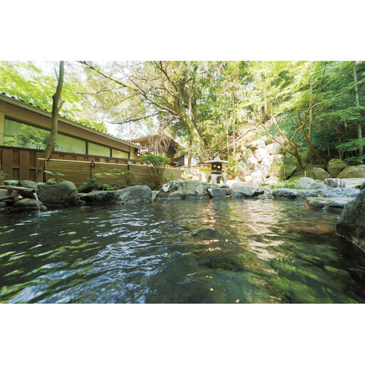 [吉田屋山王閣]平休日1泊2食付 ペア宿泊券[「松風庵」露天風呂付和室]
