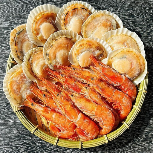 海鮮 バーベキュー セット 殻付き ホタテ 赤海老 2種20品 BBQセット お取り寄せ 詰め合わせ