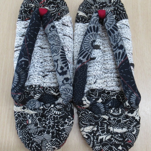 串原の布ぞうり 男性用 Lサイズ (25cm〜26cm) / ぞうり 草履 男用 履物 室内履き 恵那市 / マレットハウス[AUCU003]