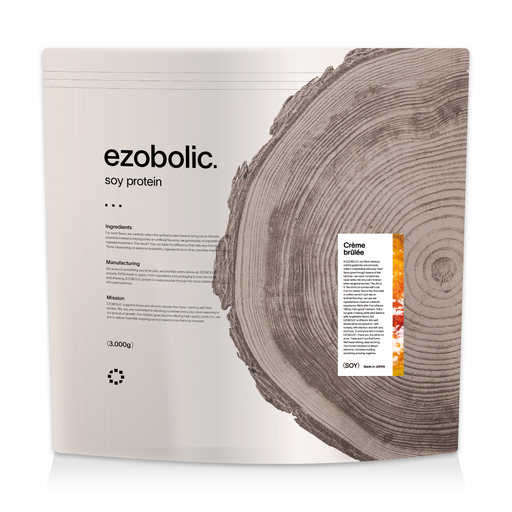 【クレームブリュレ風味】 EZOBOLIC ソイプロテイン 3kg LG