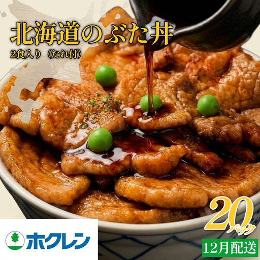 ぶた丼 40食 北海道産豚肉使用【12月配送】