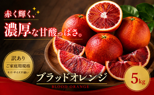 ＜訳あり 愛媛県産ブラッドオレンジ 合計約5kg＞『2027年2月下旬～4月上旬迄に順次出荷予定』 赤い 果肉 濃厚 甘い ご家庭用 果汁 果物 くだもの フルーツ みかん オレンジ 柑橘 人気柑橘 特産品 株式会社OSN 愛媛県 西予市 【常温】OOS0026