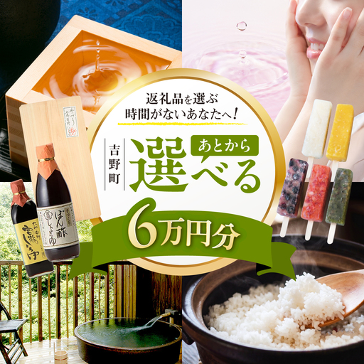 [あとから選べる]吉野町ふるさとギフト 6万円分[BRXX007]