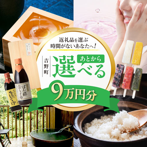 [あとから選べる]吉野町ふるさとギフト 9万円分[BRXX010]