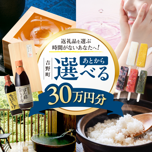 [あとから選べる]吉野町ふるさとギフト 30万円分[BRXX014]