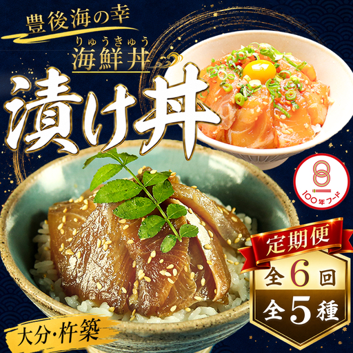りゅうきゅう 海鮮丼 漬け丼 5種 定期便 6回 ＜101-856＞