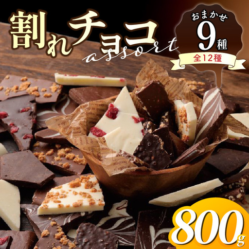 割れチョコアソート おまかせ9種 800g 〔Dw134〕