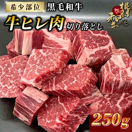 国産黒毛和牛 牛ヒレ 切り落とし 250g サイコロステーキ カットステーキ サイコロ ステーキ 牛肉 ステーキ ヒレ ヒレ肉 和牛 黒毛和牛 霜降り 赤身 高級 贅沢 根羽こだわり和牛