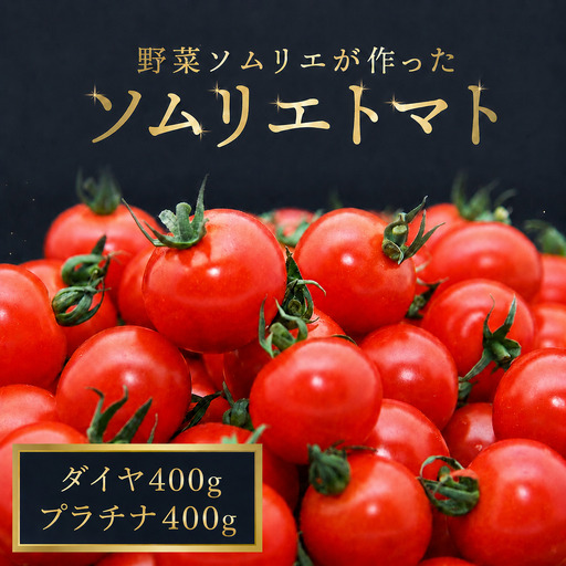 ミニトマト 食べ比べ800g (プラチナ＆ダイヤ)｜レッドアップ ※メール便でお届け