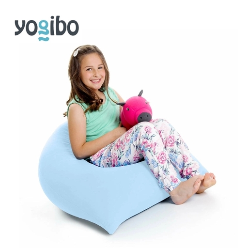 ビーズクッション ヨギボー ピラミッド ペールブルー Yogibo Pyramid 子ども用 小型 三角形 座椅子 洗えるカバー インテリア ギフト プレゼント 結婚祝い 誕生日 おすすめ