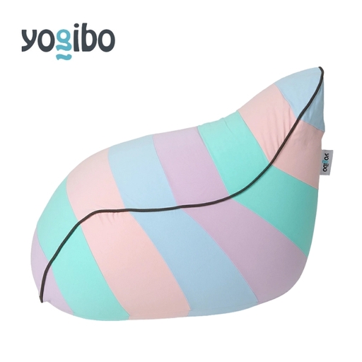 ビーズクッション ヨギボー ラウンジャー レインボー パステル Yogibo Lounger Rainbow 1人掛け 背もたれ ローソファ 洗えるカバー インテリア ギフト 贈り物 結婚祝い 誕生日