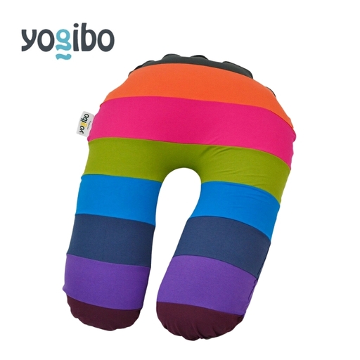 ビーズクッション ヨギボー サポート レインボー ブライト Yogibo Support Rainbow 授乳クッション U字型 洗えるカバー ギフト プレゼント 結婚祝い 誕生日 おすすめ