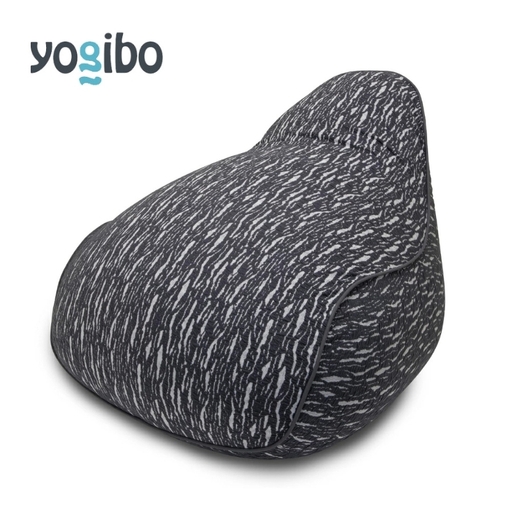 ビーズクッション ヨギボー ラックス ラウンジャー ダークグレー Yogibo Luxe Lounger 1人掛け 高級 ベロア なめらか 背もたれ 洗えるカバー インテリア ギフト プレゼント 結婚祝い 誕生日