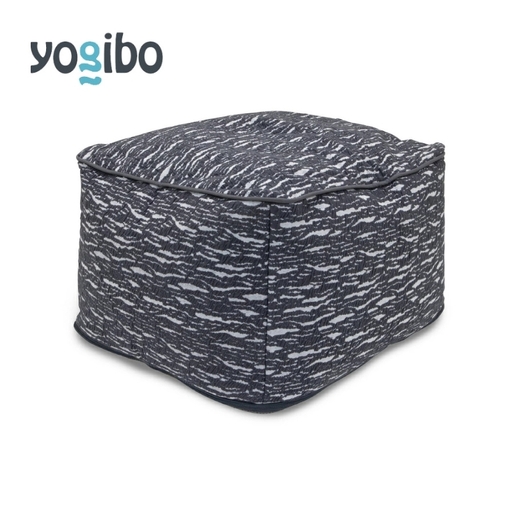ビーズクッション ヨギボー ラックス オットマン ダークグレー Yogibo Luxe Ottoman 高級 ベロア なめらか 足置き ローソファ 洗えるカバー インテリア ギフト プレゼント 結婚祝い 誕生日