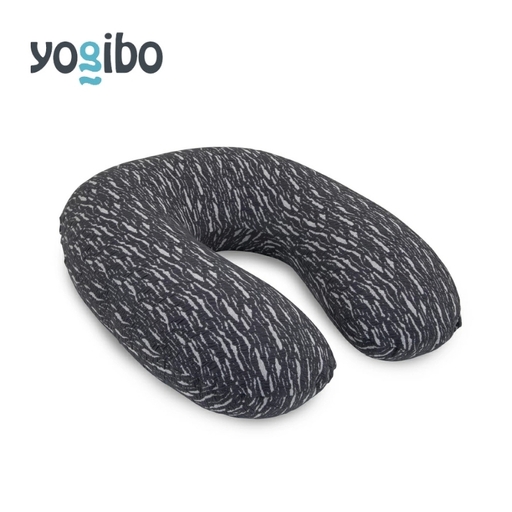 ビーズクッション ヨギボー ラックス サポート ダークグレー Yogibo Luxe Support 授乳クッション 高級 ベロア なめらか U字型 洗えるカバー マタニティ ギフト プレゼント 結婚祝い 誕生日