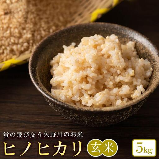 矢野川のお米 ヒノヒカリ玄米5kg