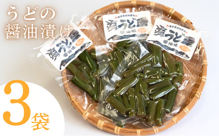 味工房かたくり うどの醤油漬け3袋セット