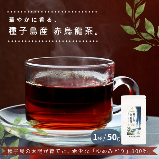 【たねがしまる4000】 種子島 赤烏龍茶 ゆめみどり1袋　NFN956【100pt】// 国産 ウーロン茶 希少品種 烏龍茶 