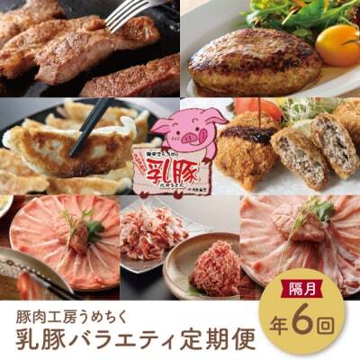 Z04-81 乳豚バラエティ定期便(隔月・年6回) 豚肉 