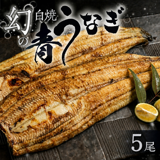 最高級 特上 幻の青うなぎ 5尾 うなぎ 白焼 