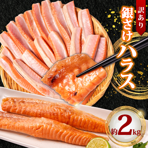 訳あり 銀鮭 ハラス 2kg ハラス