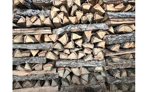 [定期便]乾燥薪 ナラ クヌギ 20kg×3ヶ月(連続) 自然乾燥 萩市産