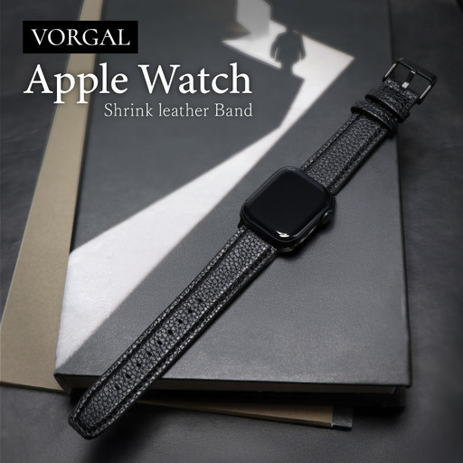ウサハナリストバンド付き警報ブザー新品未使用 Apple Watch レザーバンド ブラック アップルウォッチバンド | 神奈川