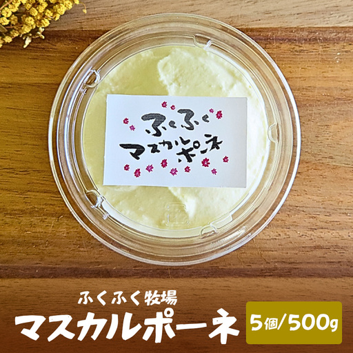 ふくふく牧場 マスカルポーネチーズ 5個 500g 