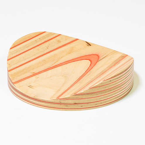 木製 mokume red 北海道 木製 トレイ レッド