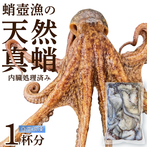 瀬戸内海産 天然真蛸 1杯分 冷凍真空パック [OK39_007]