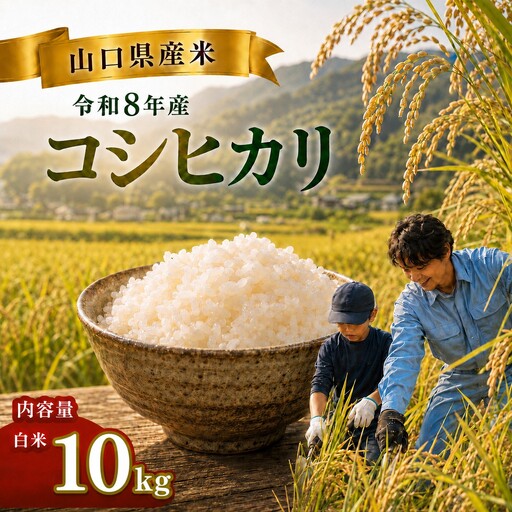 令和8年度産 山口県産 コシヒカリ 10㎏