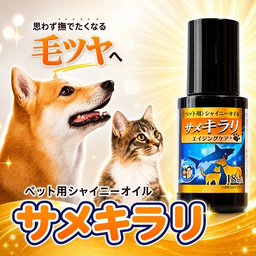 サメキラリ ペット用シャイニーオイル サメキラリ ペット用品