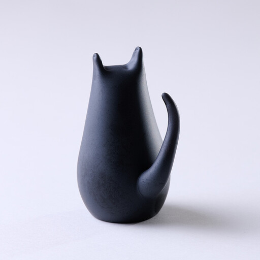 猫リングホルダー 黒猫