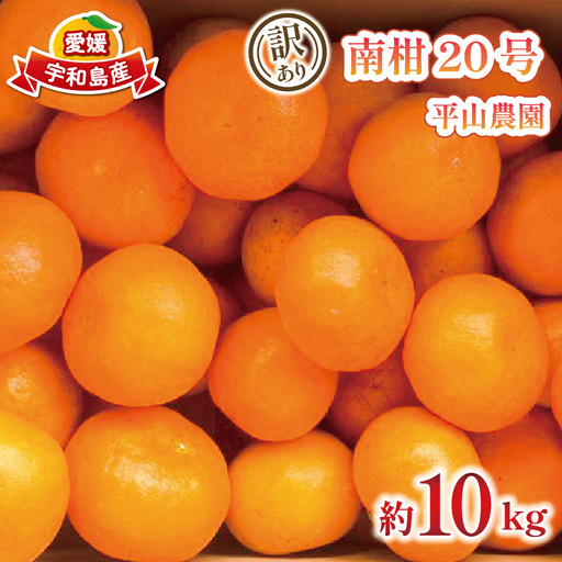 [ みかん ] 訳あり 南柑20号 約10kg 平山農園