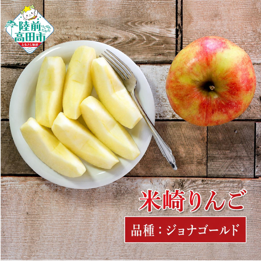 りんご ジョナゴールド 約2.5kg 果物 米崎りんご マルキヨファーム