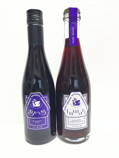 1259 ワインセット（ブルーベリーワイン・ブルーベリースパークリング） 375ml × 2本
