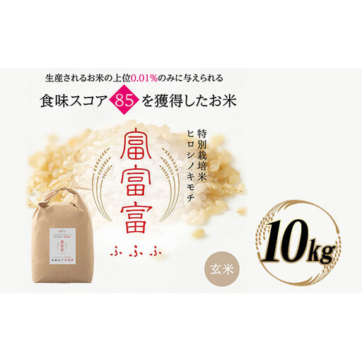 令和8年度　新米 富山県ブランド米 富富富 玄米 10kg ふふふ ブランド米 国産 米 お米 日本米 ギフト 贈り物 備蓄 防災 食品 陽咲玲 はるざれ F6T-1054