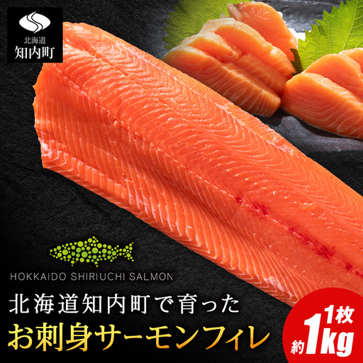 知内サーモンサーモンフィーレ 1kg ＜≪上磯郡漁業協同組合≫＞