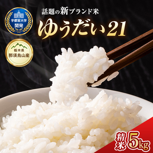 13-7 令和8年産米 栃木県産 ゆうだい21 精米 5kg