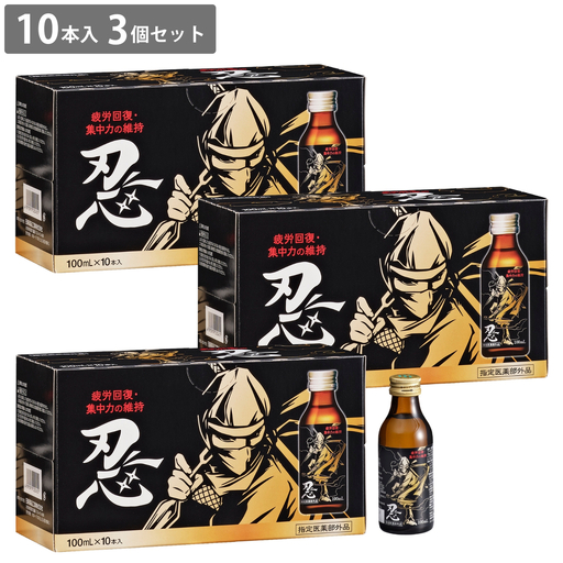 [タウリン はちみつ風味] 日新薬品工業 チオタミンD忍 100ml 30本(3箱) | 栄養ドリンク 疲労回復 二日酔い [指定医薬部外品]